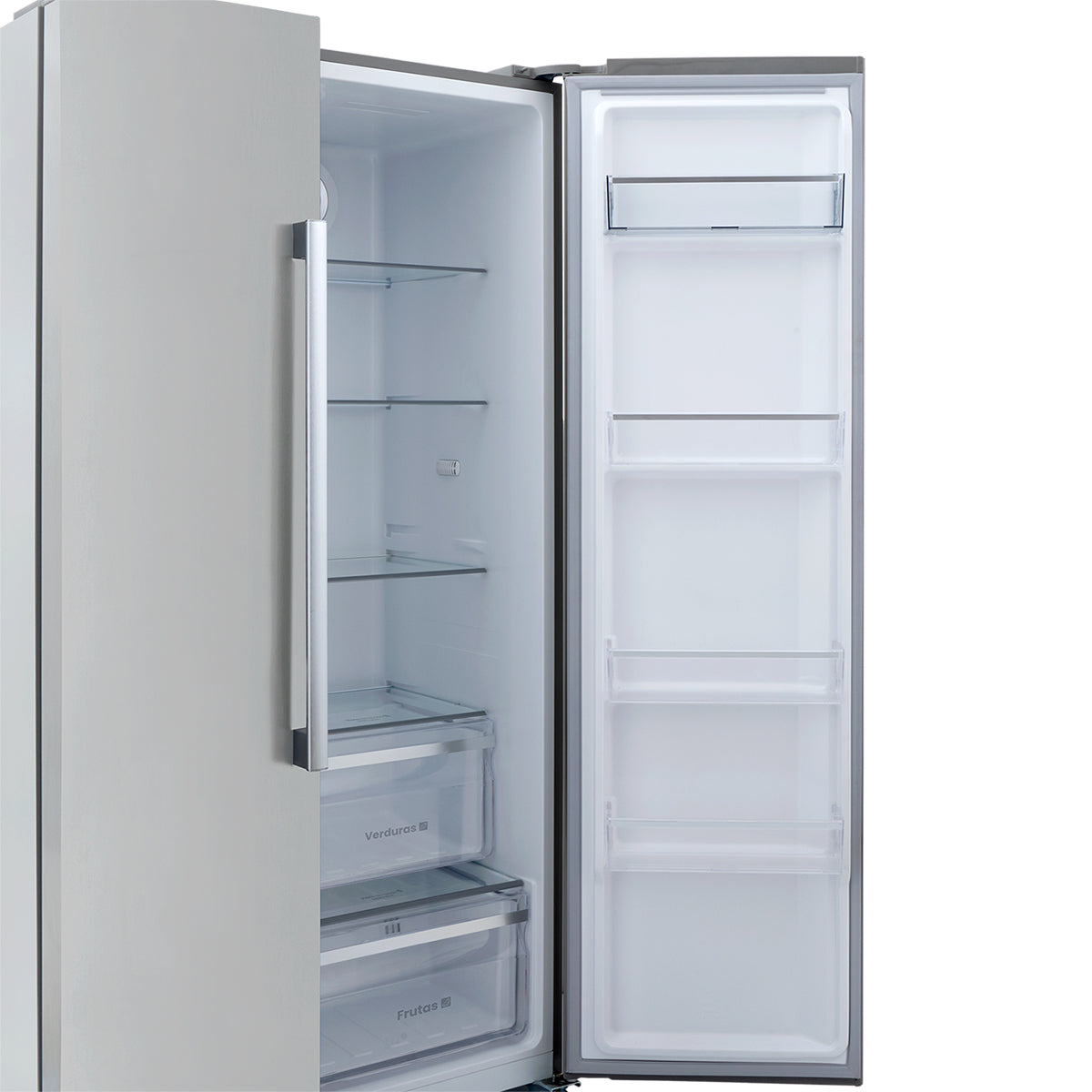 Nevecón Haceb 563 litros manija externa panel digital inox - Logística Haceb