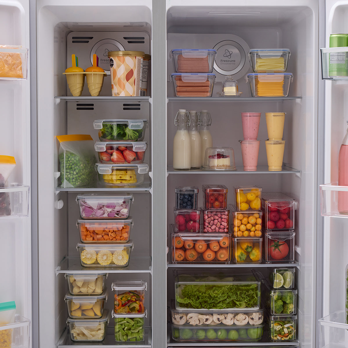 Nevecón Haceb 563 litros manija externa panel digital inox - Logística Haceb