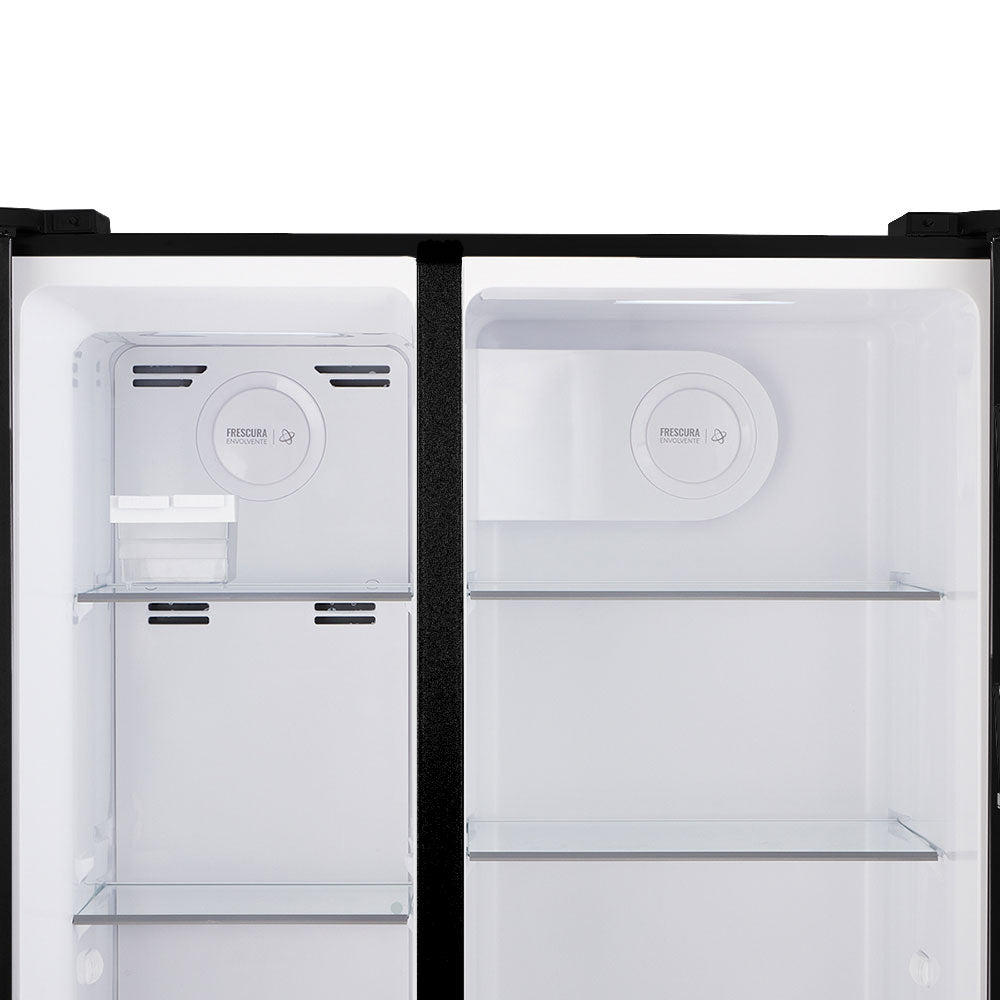 Nevecón Haceb 560 Litros Manija Externa Panel Digital Negro - SBS 560 SE ME PD NE INV