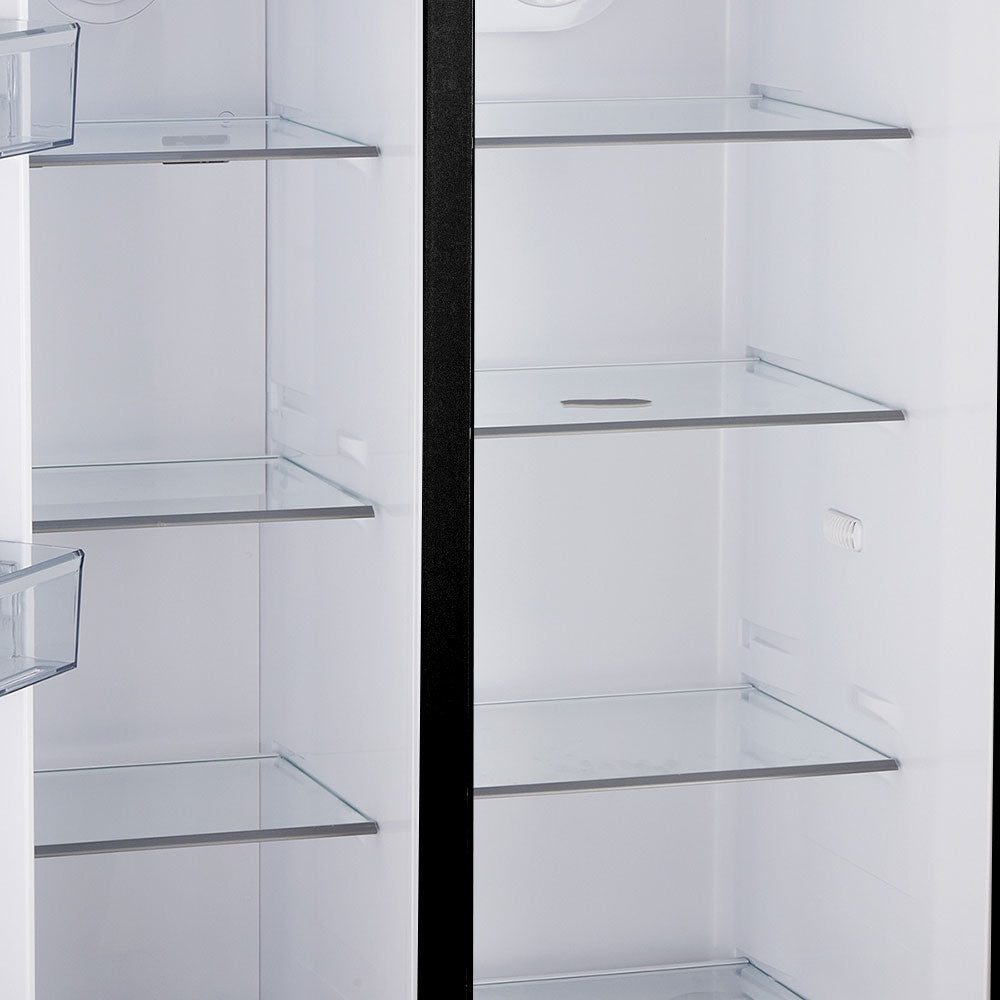 Nevecón Haceb 560 Litros Manija Externa Panel Digital Negro - SBS 560 SE ME PD NE INV