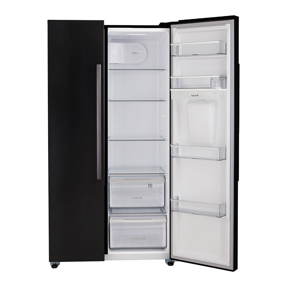 Nevecón Haceb 560 Litros Manija Externa Panel Digital Negro - SBS 560 SE ME PD NE INV