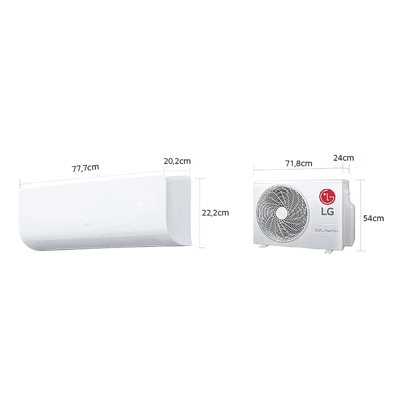 AIRE ACONDICIONADO LG 17000 BTU SPLIT 220V