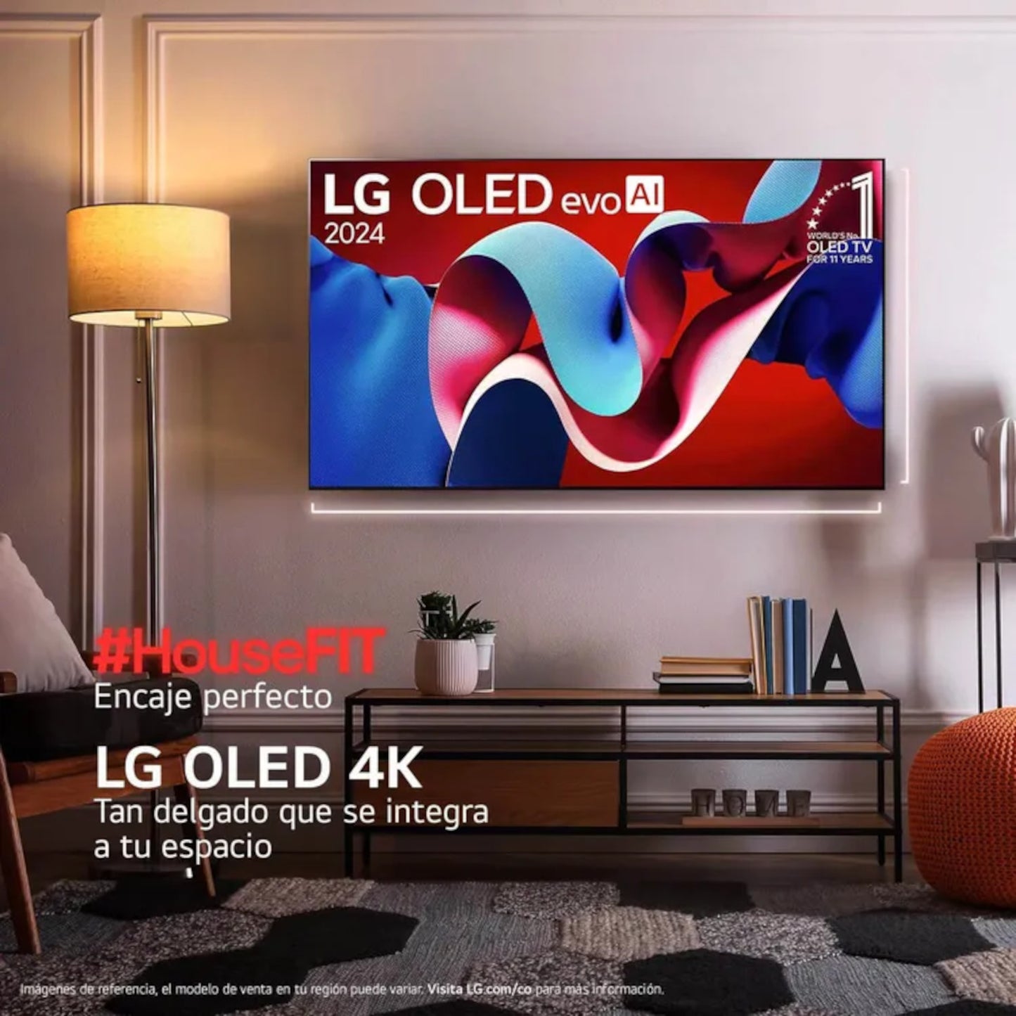 TELEVISOR LG 48" PULGADAS 122 CM OLED48C4 4K UHD OLED SMART TV - CALIDAD DE IMAGEN 4K ULTRA HD, COLORES VIBRANTES Y TECNOLOGÍA OLED INTELIGENTE