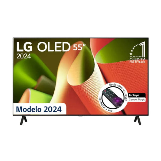 TELEVISOR LG 55" PULGADAS 140 CM OLED55B4 4K UHD OLED SMART TV - CALIDAD DE IMAGEN 4K ULTRA HD, TECNOLOGÍA OLED Y FUNCIONES INTELIGENTES