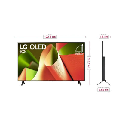 TELEVISOR LG 55" PULGADAS 140 CM OLED55B4 4K UHD OLED SMART TV - CALIDAD DE IMAGEN 4K ULTRA HD, TECNOLOGÍA OLED Y FUNCIONES INTELIGENTES