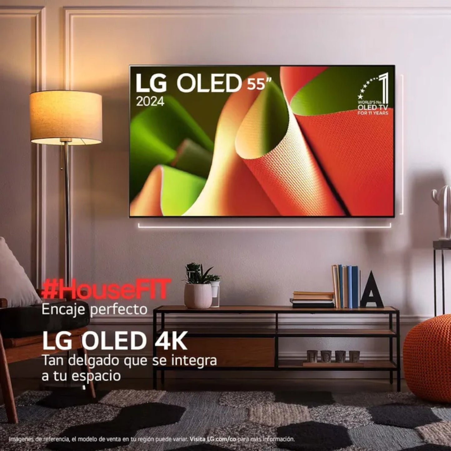 TELEVISOR LG 55" PULGADAS 140 CM OLED55B4 4K UHD OLED SMART TV - CALIDAD DE IMAGEN 4K ULTRA HD, TECNOLOGÍA OLED Y FUNCIONES INTELIGENTES