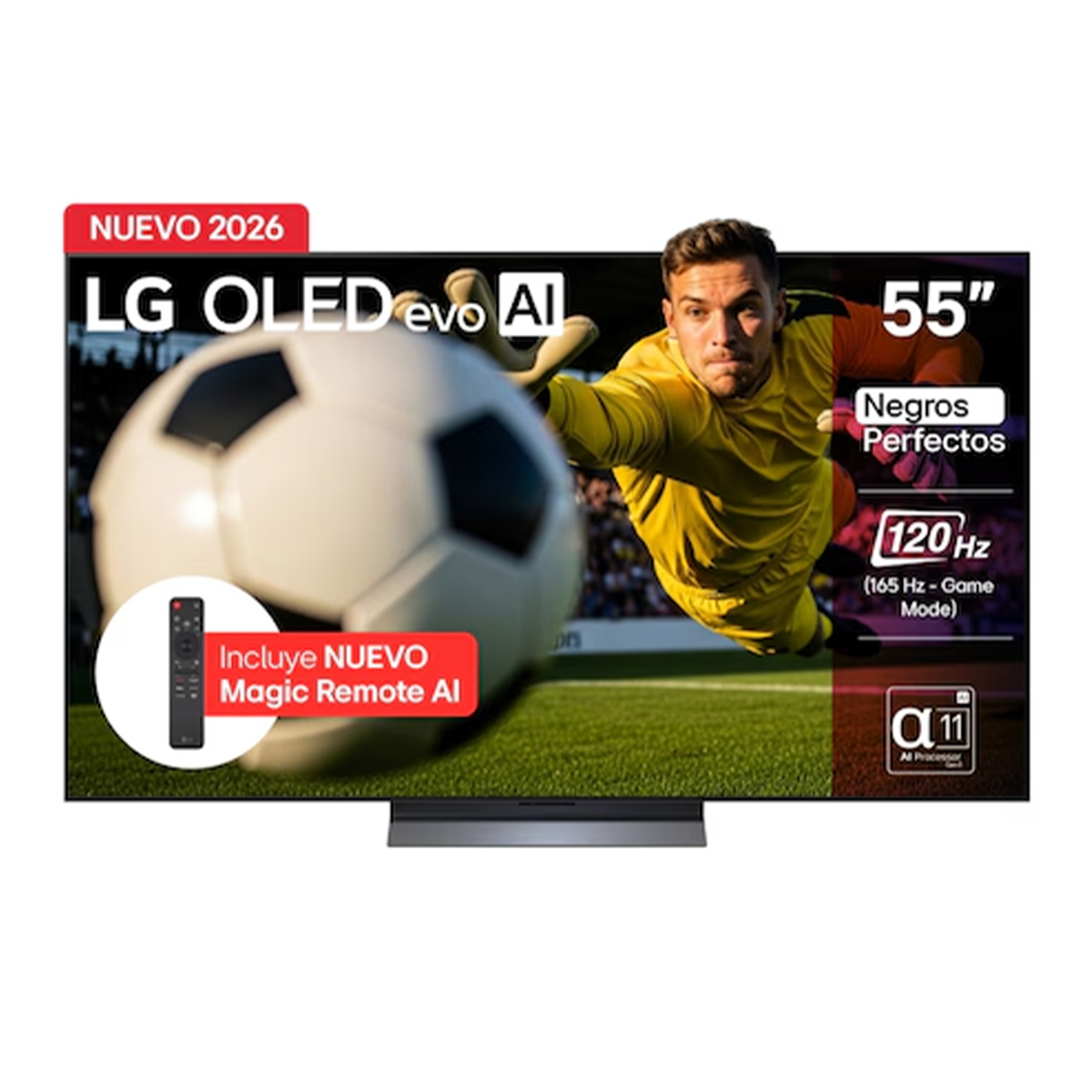Televisor LG 55" Oled 4K Smart TV con IA - OLED55C6PSA