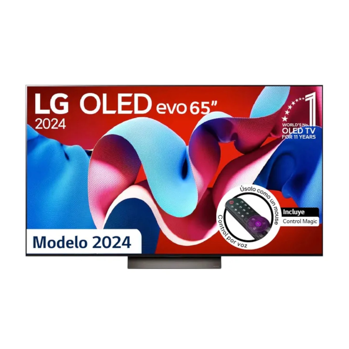 TELEVISOR LG 65" PULGADAS 165 CM OLED65C4 4K UHD OLED SMART TV - EXCELENTE CALIDAD DE IMAGEN 4K ULTRA HD, TECNOLOGÍA OLED Y FUNCIONES INTELIGENTES