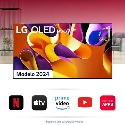 TV LG 77" Pulgadas 196 Cm OLED77G4 4K-UHD OLED Smart TV