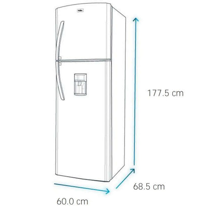 NEVERA MABE 313LTS NO FROST GRAFITO RMA313FBCG