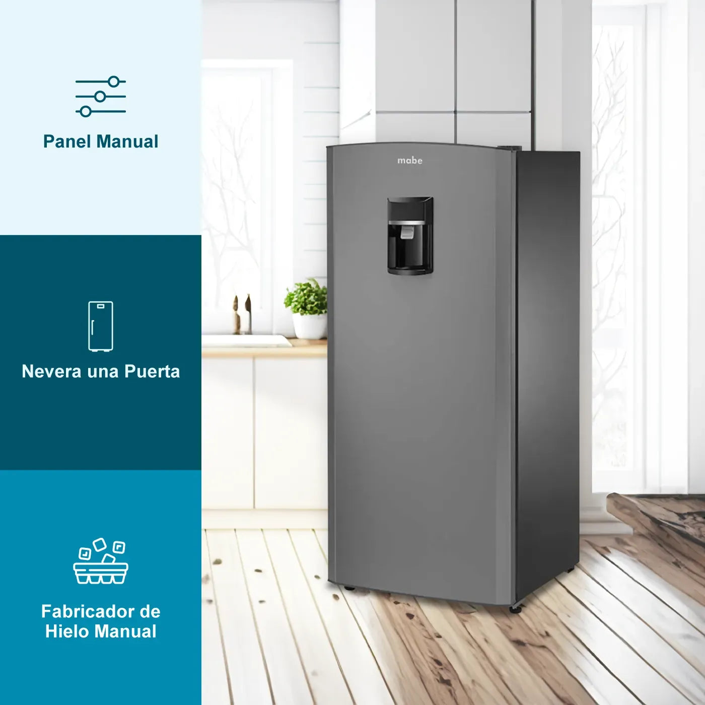 NEVERA MABE 210 LTS HOME ENERGY SABER RMU210NACG1