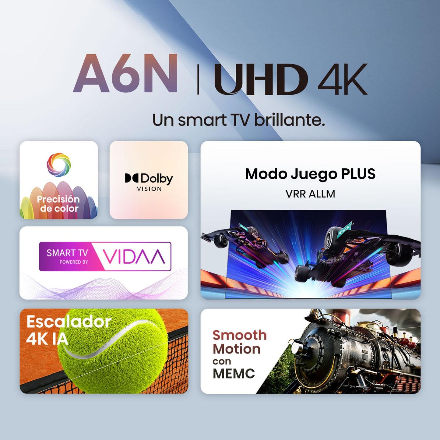 Televisor Hisense 50 LED 4K UHD Smart TV 50A6N