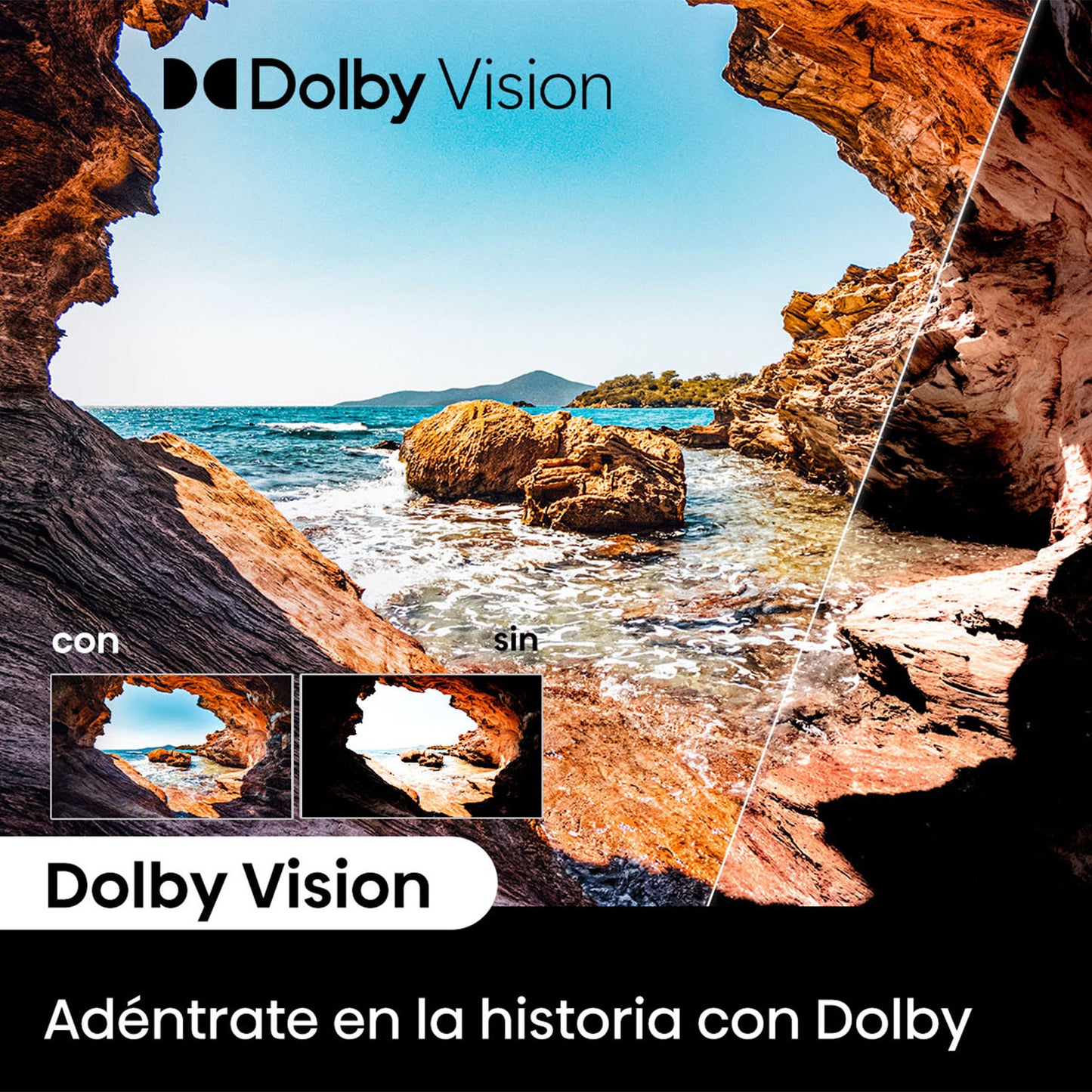 Televisor Hisense 50 LED 4K UHD Smart TV 50A6N