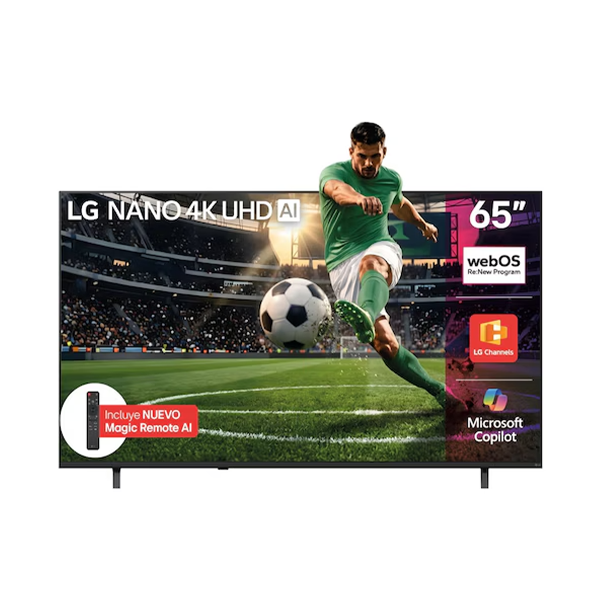 Televisor LG 65" NANO 4K UHD AI - 65NU855BPSA