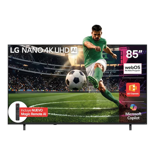 Televisor LG 85" NANO 4K UHD AI - 85NU855BPSA