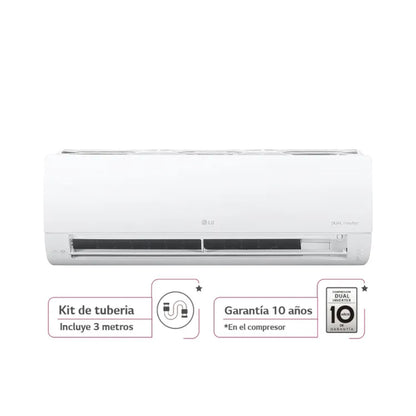 AIRE ACONDICIONADO LG 12.000BTU TIPO SPLIT INVERTER 220V V12WIN BLANCO