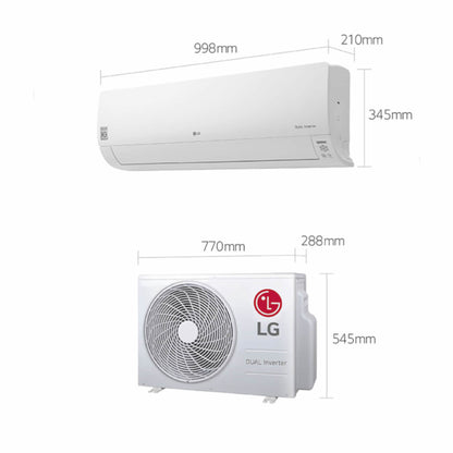 AIRE ACONDICIONADO LG 18.000BTU TSPLIT INVERTER IPO 220 V V18WIN BLANCO