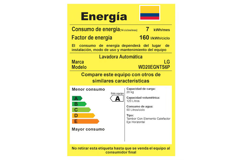 Lavaseca LG Carga Frontal 20Kg Gris Grafito AIDD™ Compacta - WD20EGNTS6P