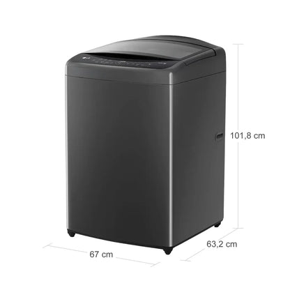 LAVADORA LG 19KG CARGA SUPERIOR NEGRA WT19MVTB.ABMECOL