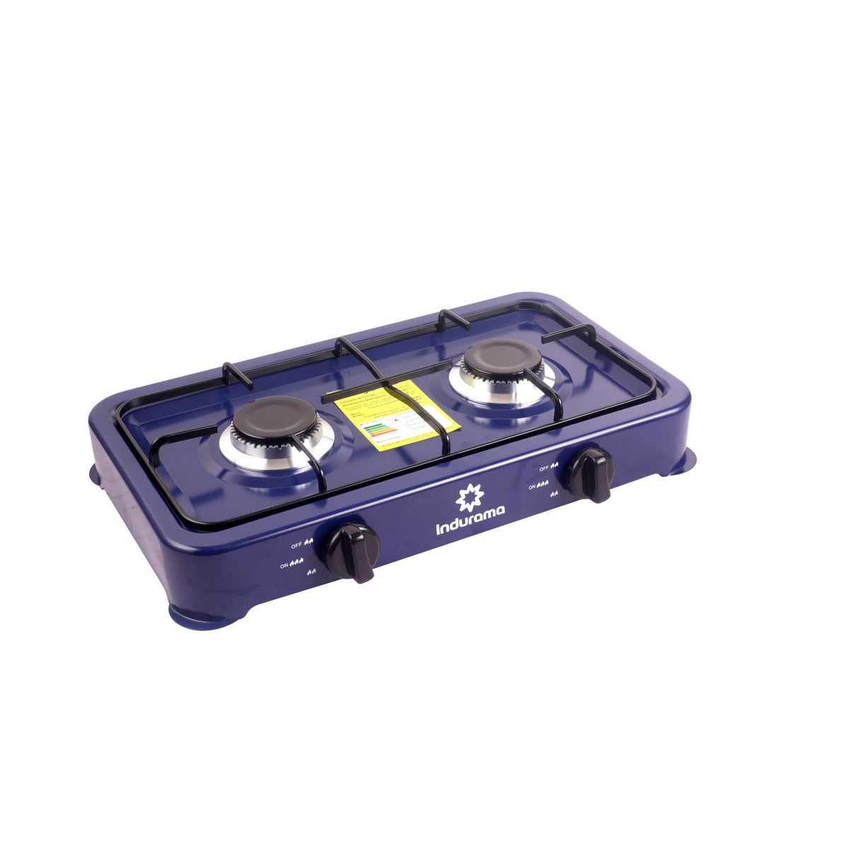 Estufa Indurama Mesa 2 Ptos Azul a Gas propano - EMI-210AGP