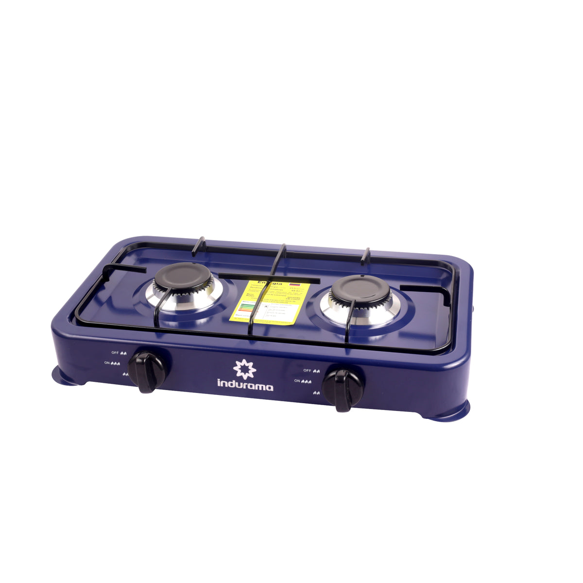 Estufa Indurama Mesa 2 Ptos Azul a Gas propano - EMI-210AGP