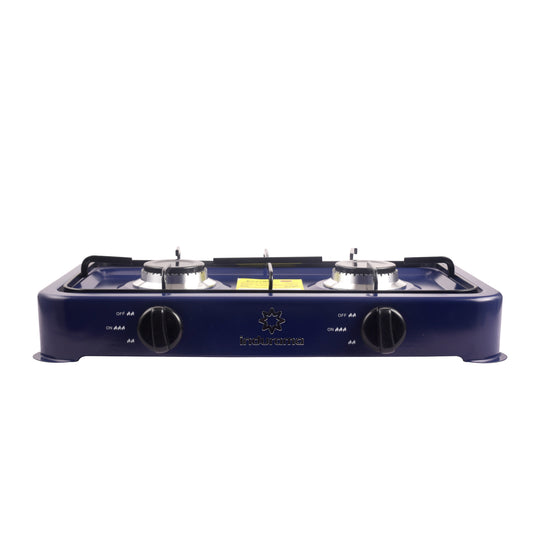 Estufa Indurama Mesa 2 Ptos Azul a Gas propano - EMI-210AGP