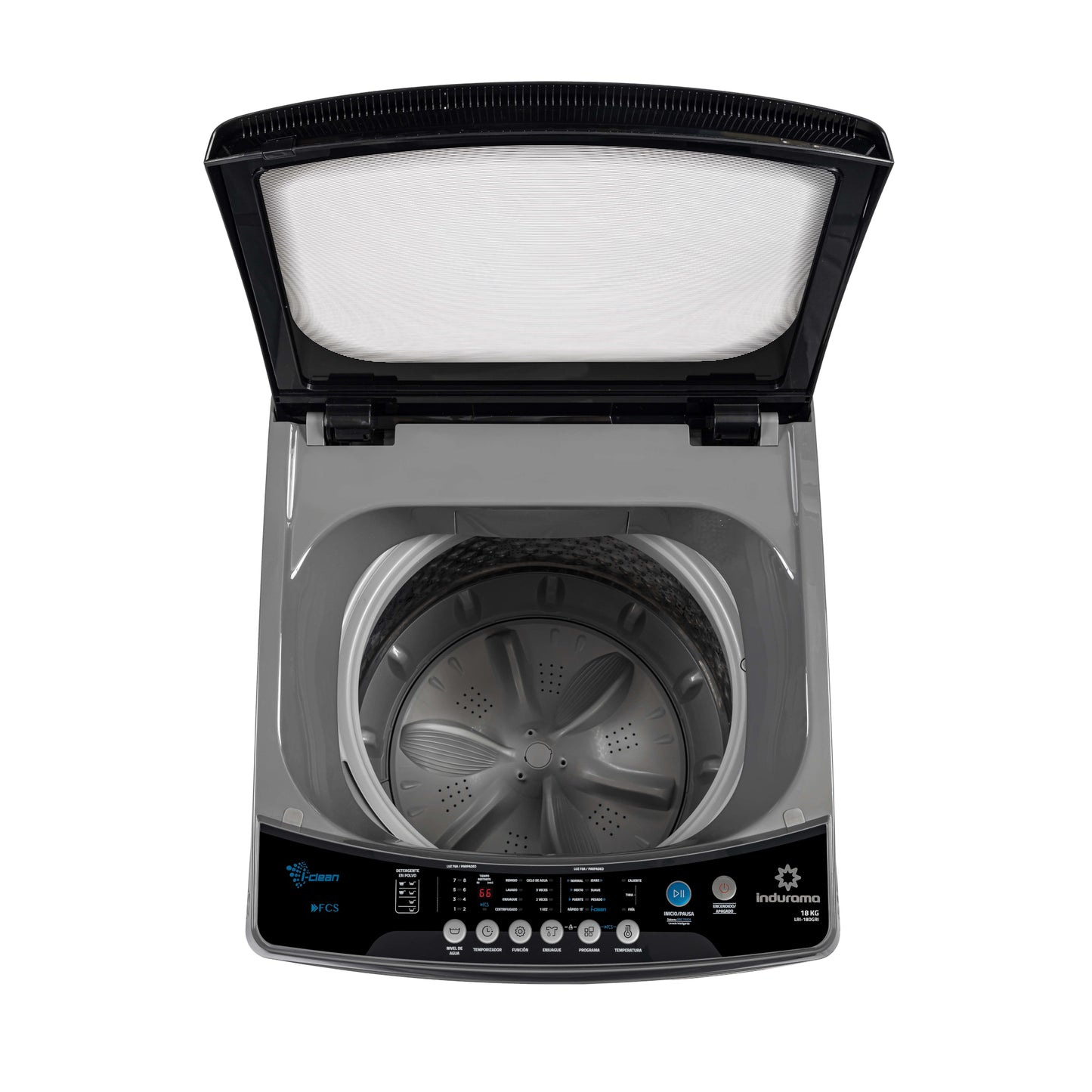 Lavadora Automática Indurama 18 kg LRI-18DGRI