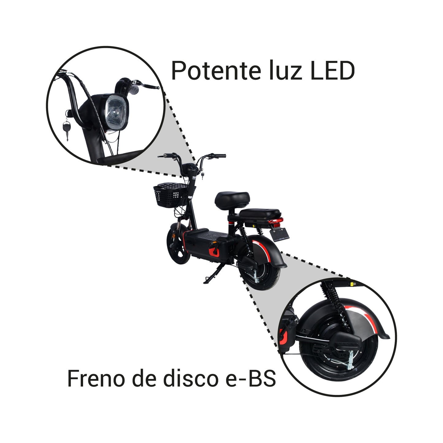 Ciclo Motor Eléctrico Hyundai 40-45 Km/h ZUMO
