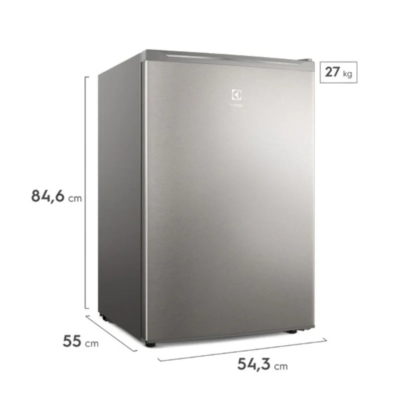 Congelador Vertical Electrolux 98L Gris EFU98S3C6AS