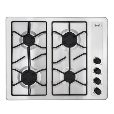 Estufa de Empotrar Haceb de Platina de 4 puestos de 66 X 54 cm a Gas Natural Inox - CUB TO 66-54 INOX PL GN - Logística Haceb