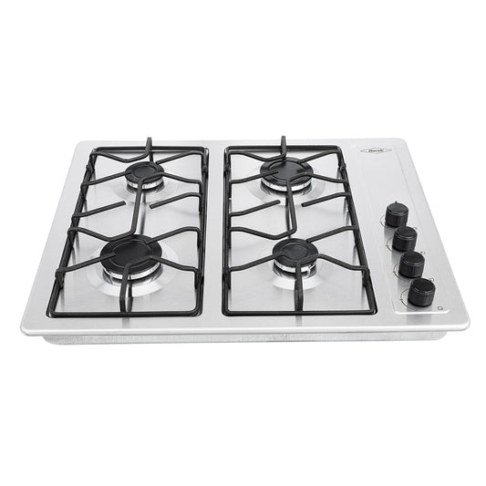 Estufa de Empotrar Haceb de Platina de 4 puestos de 66 X 54 cm a Gas Natural Inox - CUB TO 66-54 INOX PL GN - Logística Haceb