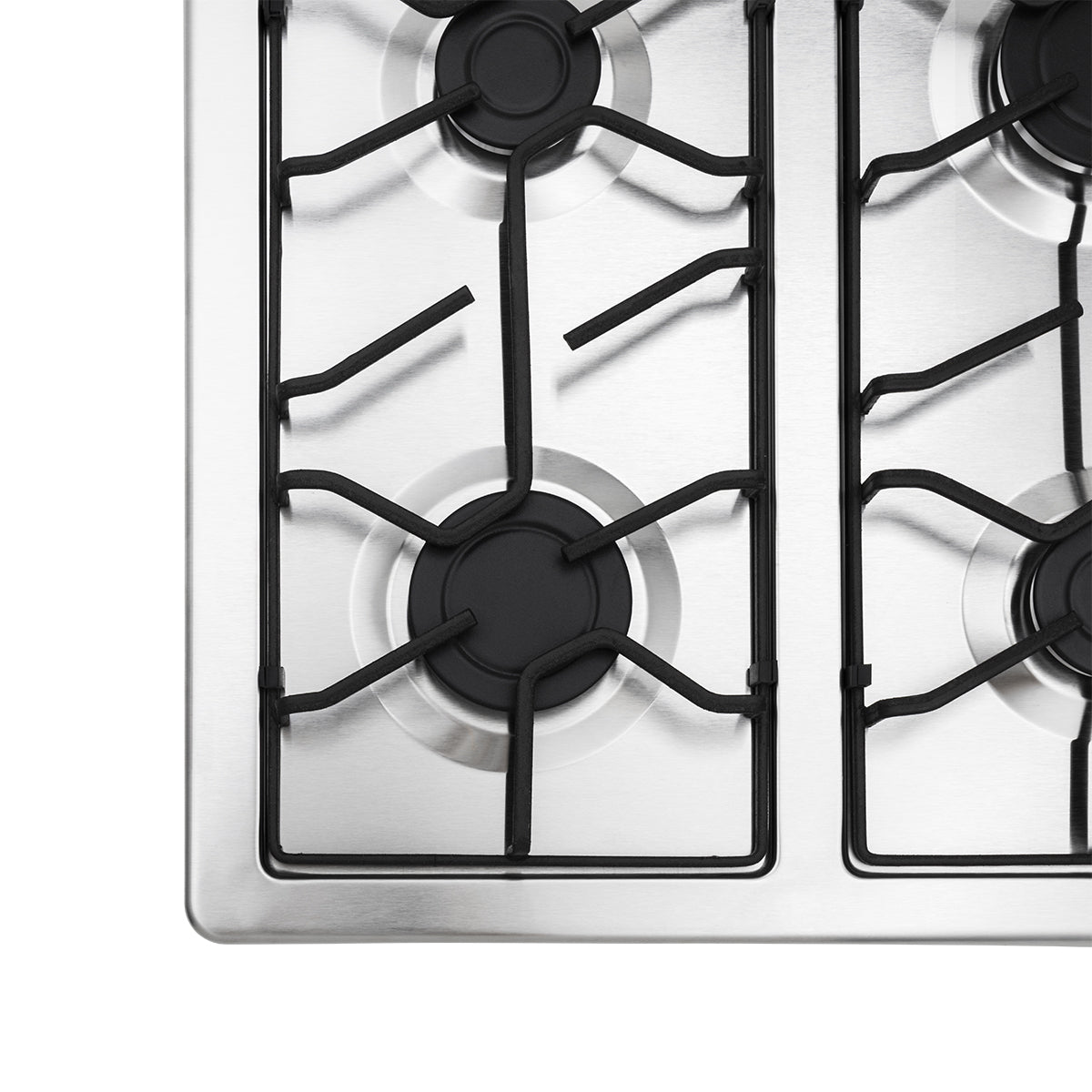 Estufa de Empotrar Haceb de Platina de 4 puestos de 66 X 54 cm a Gas Natural Inox - CUB TO 66-54 INOX PL GN - Logística Haceb