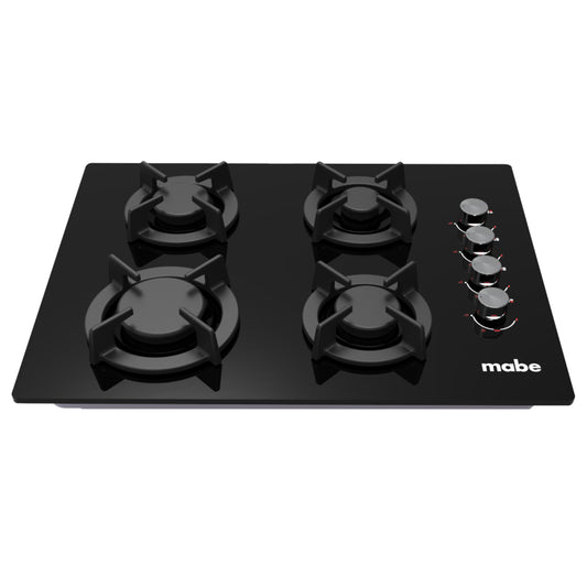 CUBIERTA MABE EMPOTRABLE 60CM VIDRIO NEGRO PM6046V0