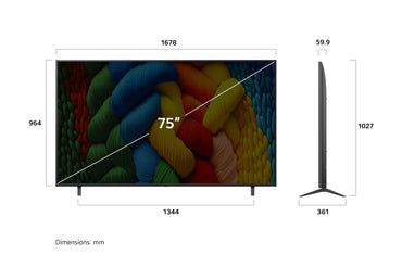 Televisor LG 75" NanoCell AI Smart TV 4K - 75NANO80ASA