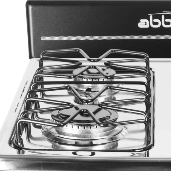 Estufa de Mesa Abba 4 Puestos Gas Propano Negra - M-ST400-5-QL-N-P