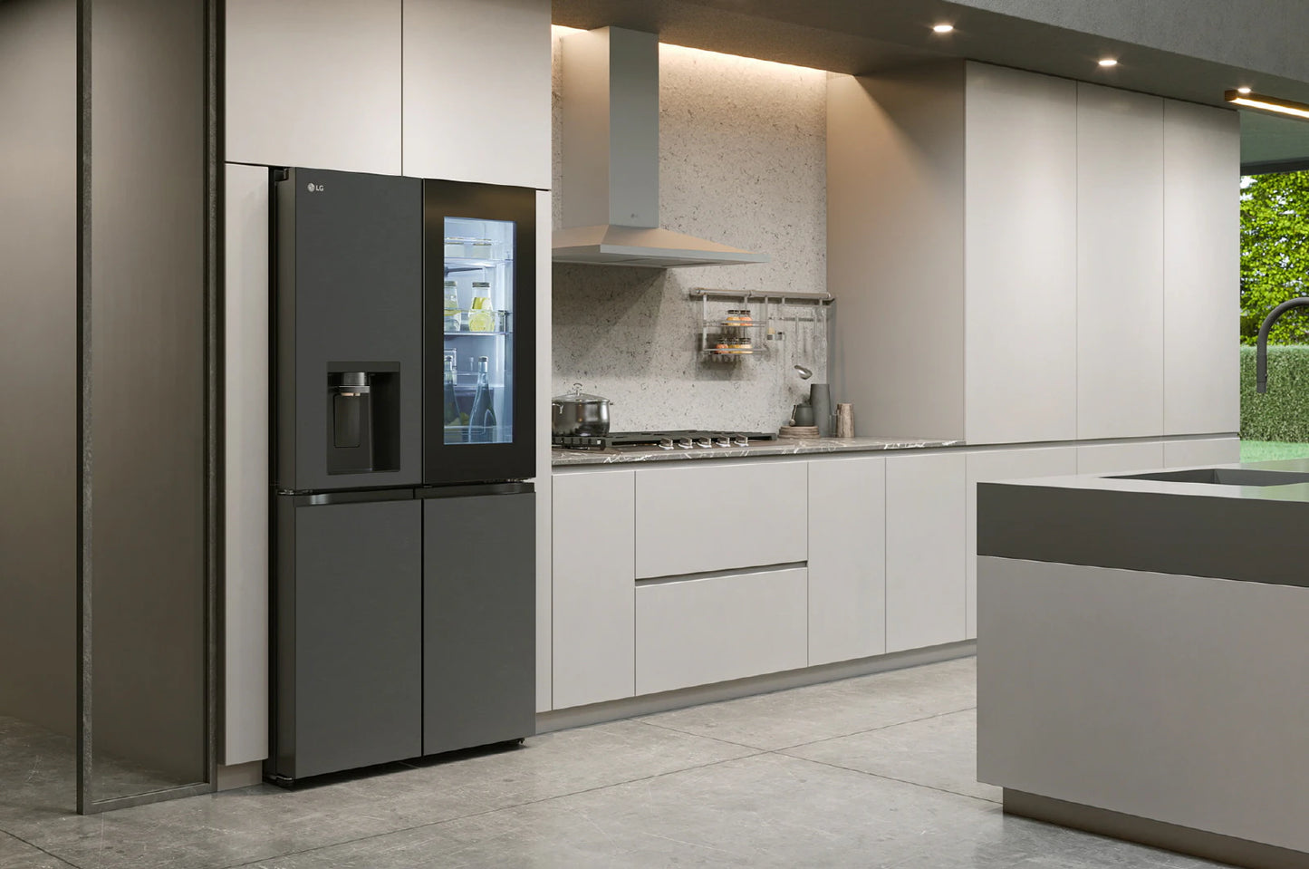 Nevecón LG French Door 847 Lts Negro - GM95SXV