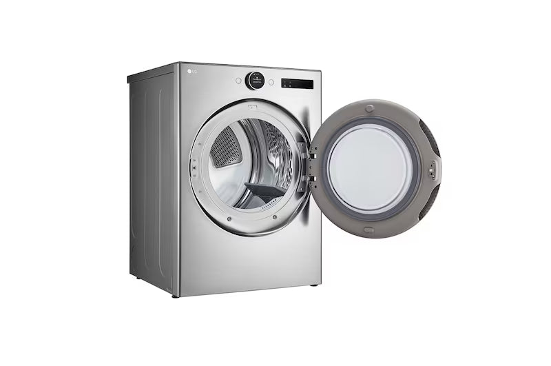 Secadora LG Carga Frontal 22Kg Plata TurboSteam ThinQ - DF22SFXS6BK