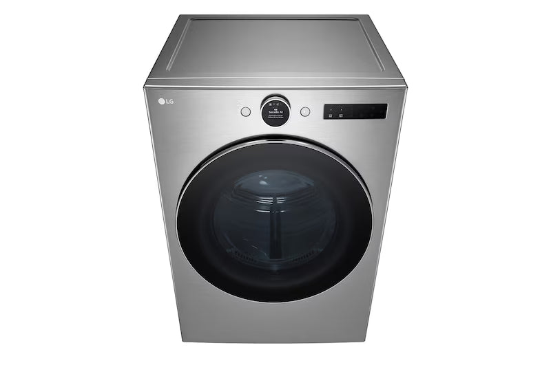 Secadora LG Carga Frontal 22Kg Plata TurboSteam ThinQ - DF22SFXS6BK