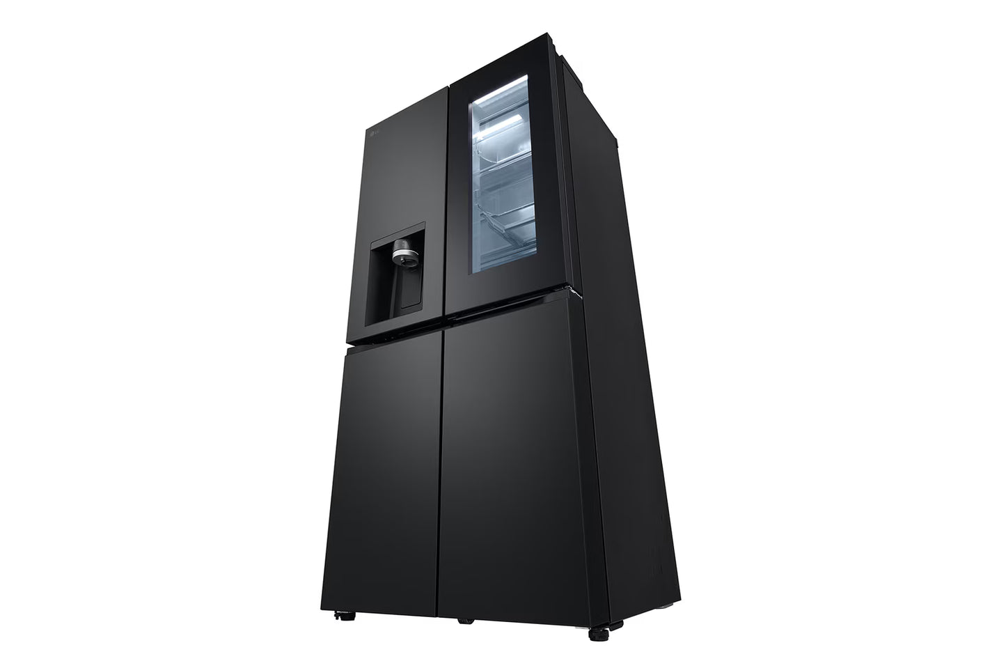 Nevecón LG 508 Lts InstaView Tipo Europeo Negro - GM57SXM