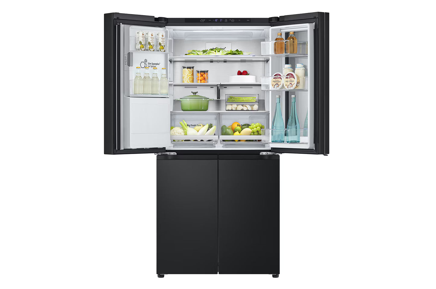 Nevecón LG 508 Lts InstaView Tipo Europeo Negro - GM57SXM