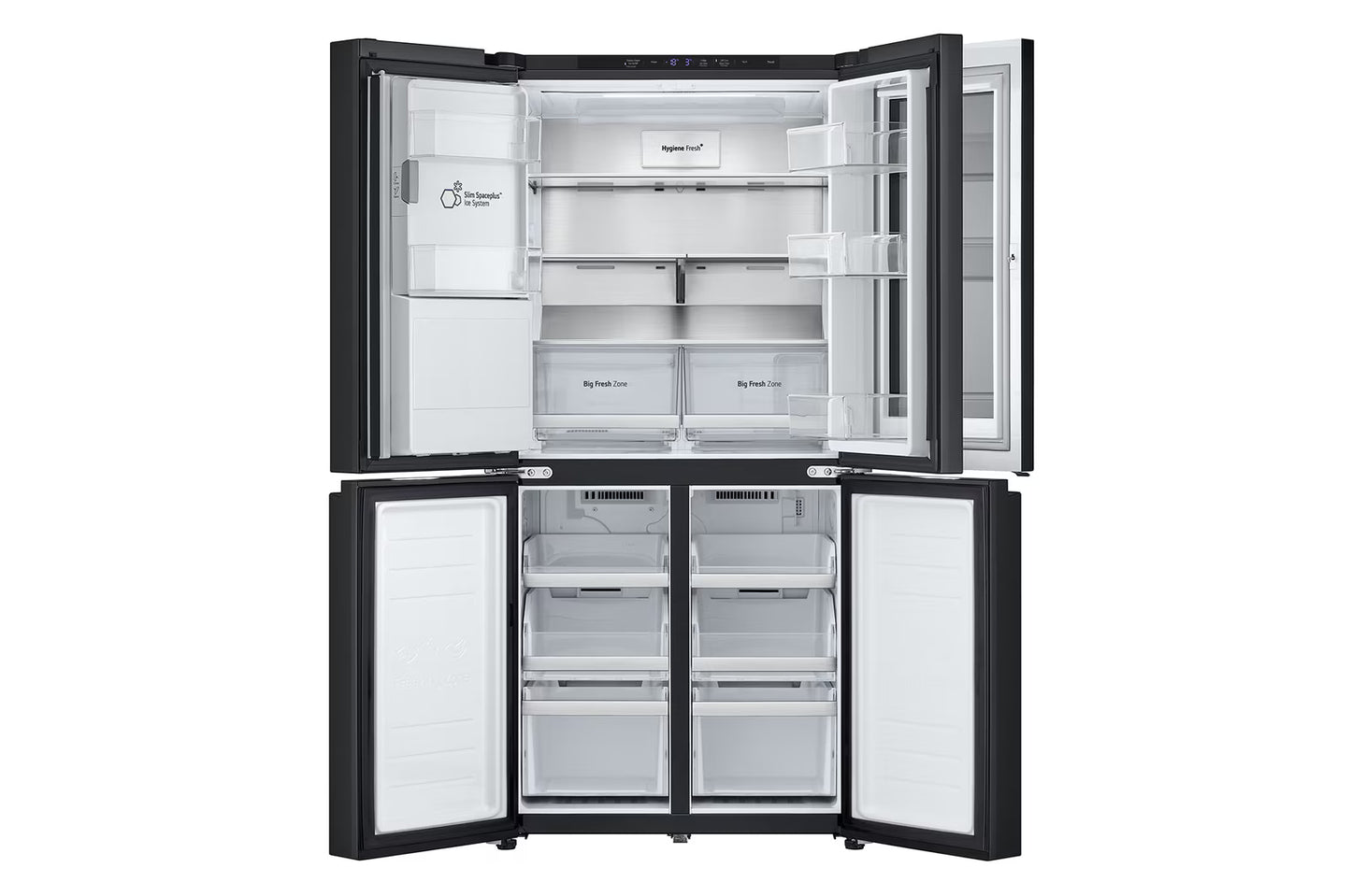 Nevecón LG 508 Lts InstaView Tipo Europeo Negro - GM57SXM