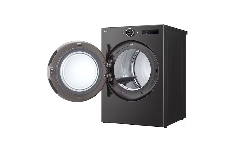 Secadora de Carga Frontal LG - DF22BFXS6BK - 22 kg / 48 lbs - Color negro - ThinQ
