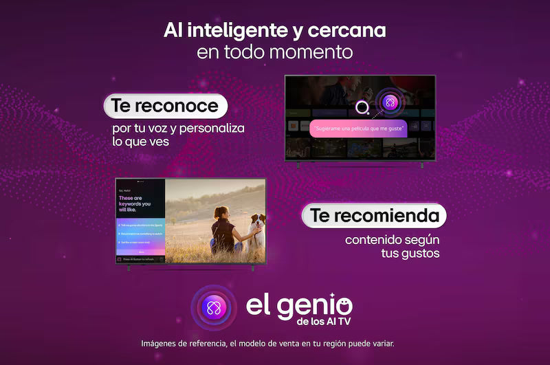 Televisor LG 75" Nano 4K UHD Smart TV con IA incluye AI Magic Remote - 75NU855BPSA