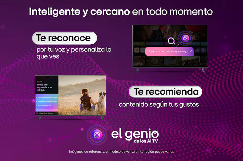 Televisor LG 75" QNED Mini Led 4K Smart Tv con IA incluye AI Magic Remote - 75QNED65BSA