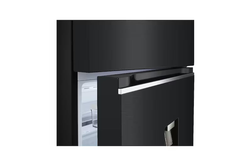 Nevera LG Congelador Superior 394L Negro Mate DoorCooling - VT40SPM.AEPCCLM