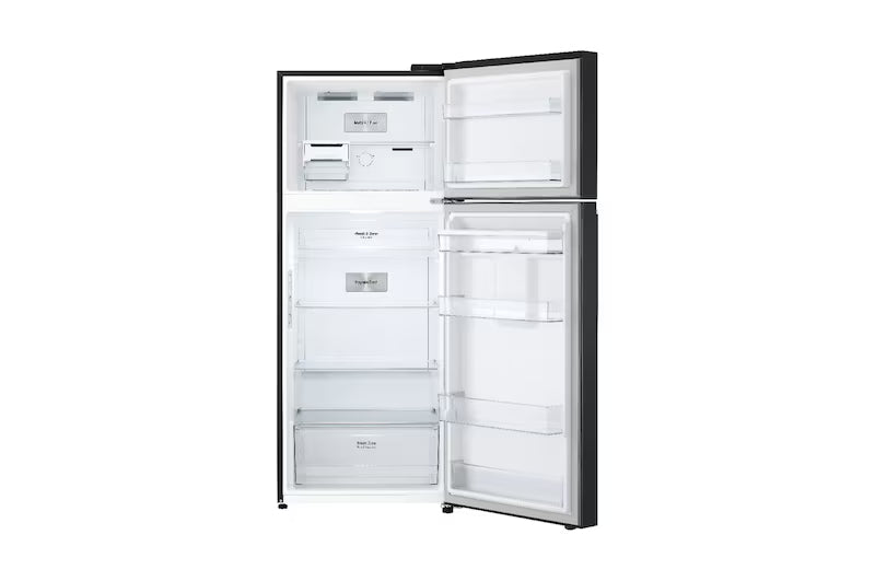Nevera LG Congelador Superior 394L Negro Mate DoorCooling - VT40SPM.AEPCCLM