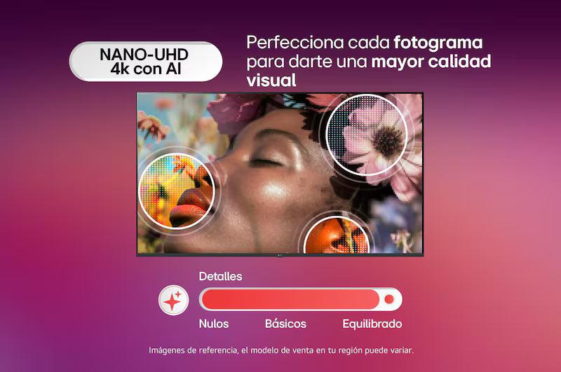 Televisor LG 75" Nano 4K UHD Smart TV con IA incluye AI Magic Remote - 75NU855BPSA