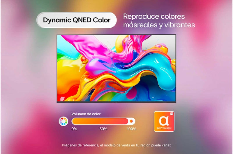 Televisor LG 75" QNED Mini Led 4K Smart Tv con IA incluye AI Magic Remote - 75QNED65BSA