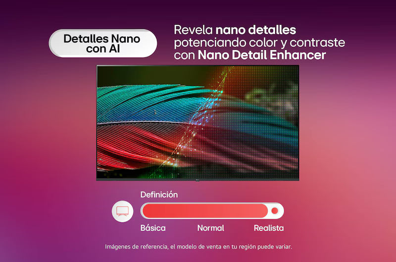 Televisor LG 75" Nano 4K UHD Smart TV con IA incluye AI Magic Remote - 75NU855BPSA