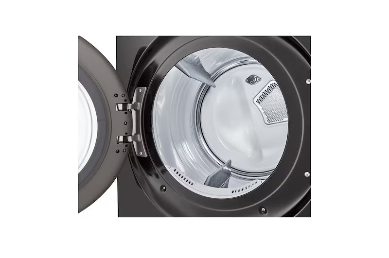 Secadora de Carga Frontal LG - DF22BFXS6BK - 22 kg / 48 lbs - Color negro - ThinQ